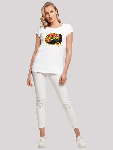 F4NT4STIC T-Shirt 'Batman TV Series Catwoman Scratch' in Weiß