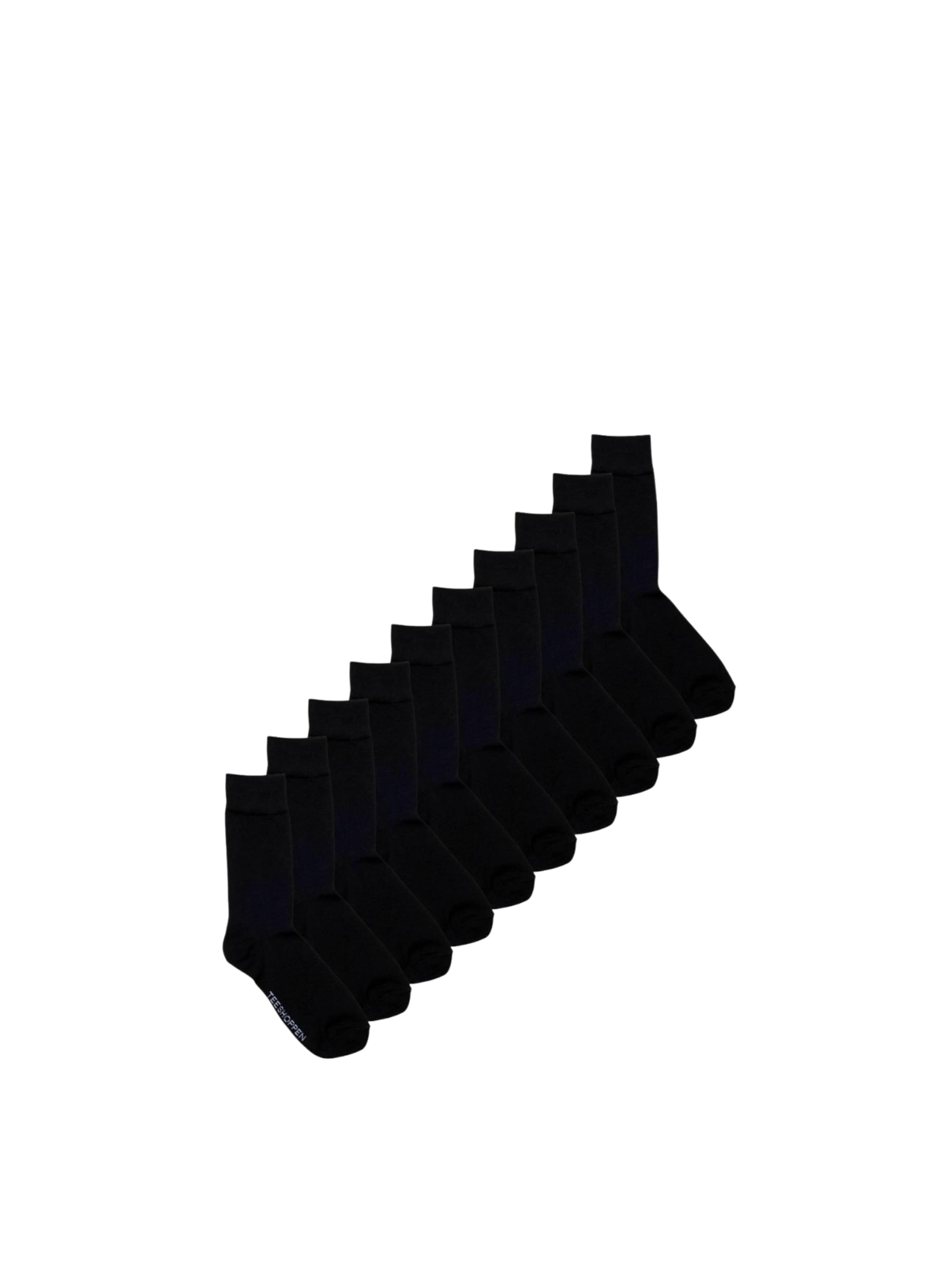 Chaussettes ' Performance Bamboo ' TEESHOPPEN en bleu : devant