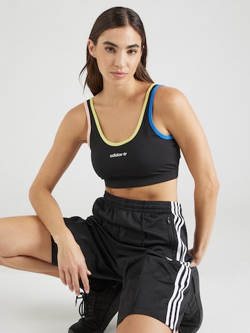 ADIDAS ORIGINALS Бюстье Спортивный бюстгальтер в Черный: спереди