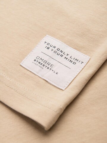 Ombre Shirt in Beige