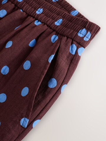 Next Wide leg Trousers in Brown