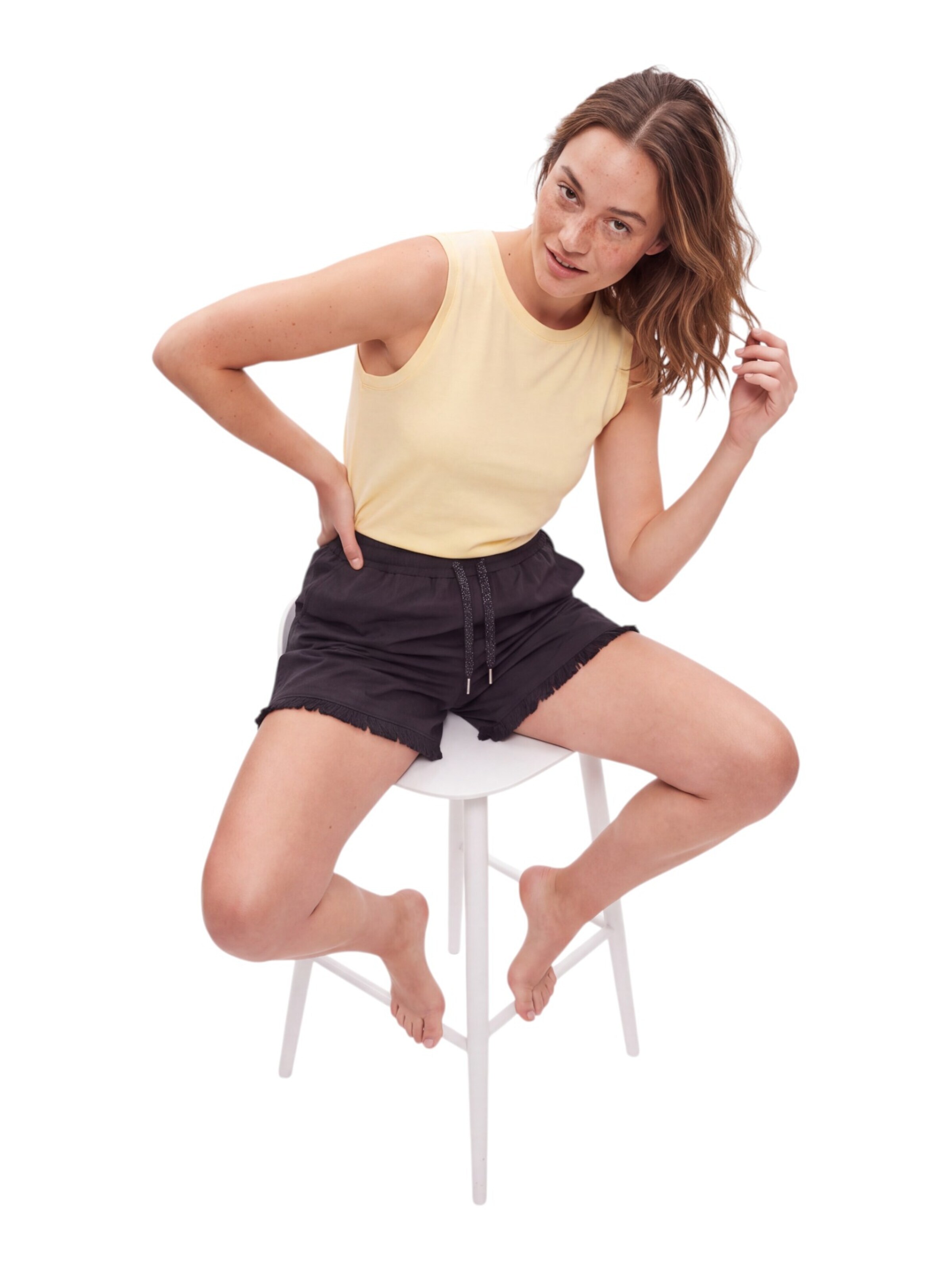 OriginalYou Regular Pants 'Shorts' in Black