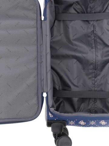 GUESS Walizka 'Guess Valise Silia Navy Logo Trolley' w kolorze niebieski