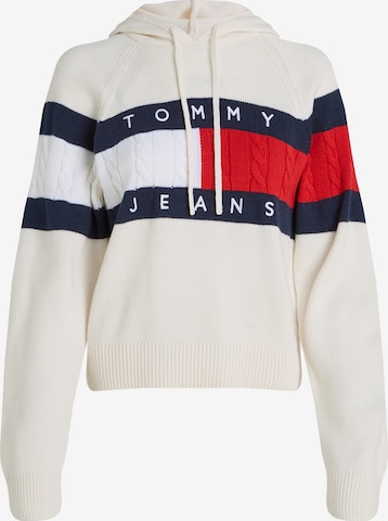 Pull-over Tommy Jeans en blanc : devant