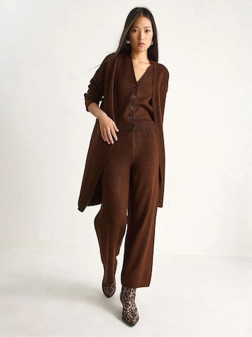Pantalons de tailleur Bianco Lucci en marron