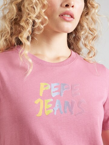 Pepe Jeans T-shirt i rosa