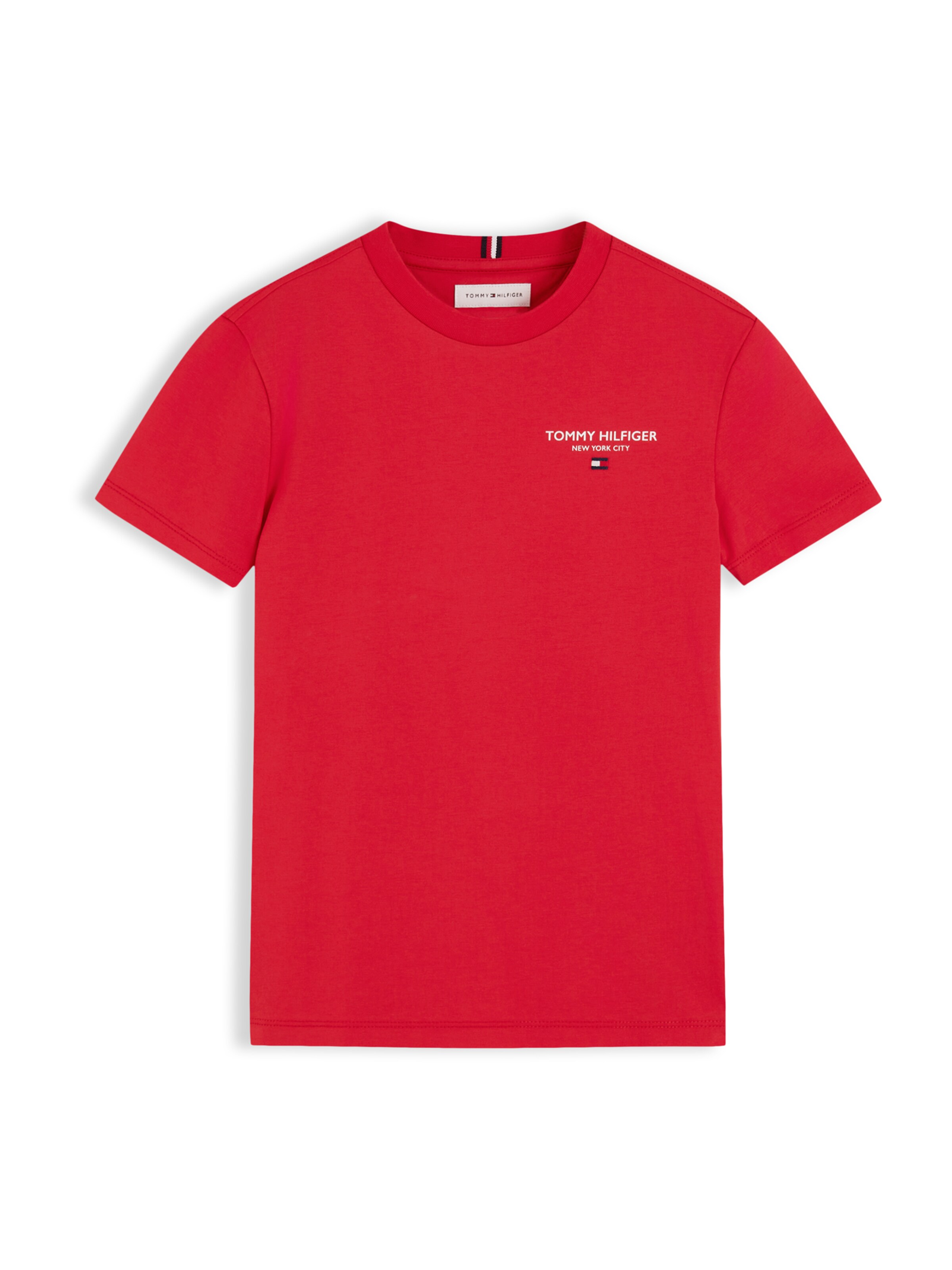TOMMY HILFIGER Shirt 'Essential' in Rood: voorkant