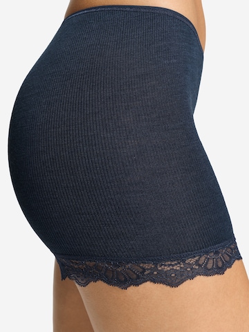 Hanro Broekje ' Woolen Lace ' in Blauw