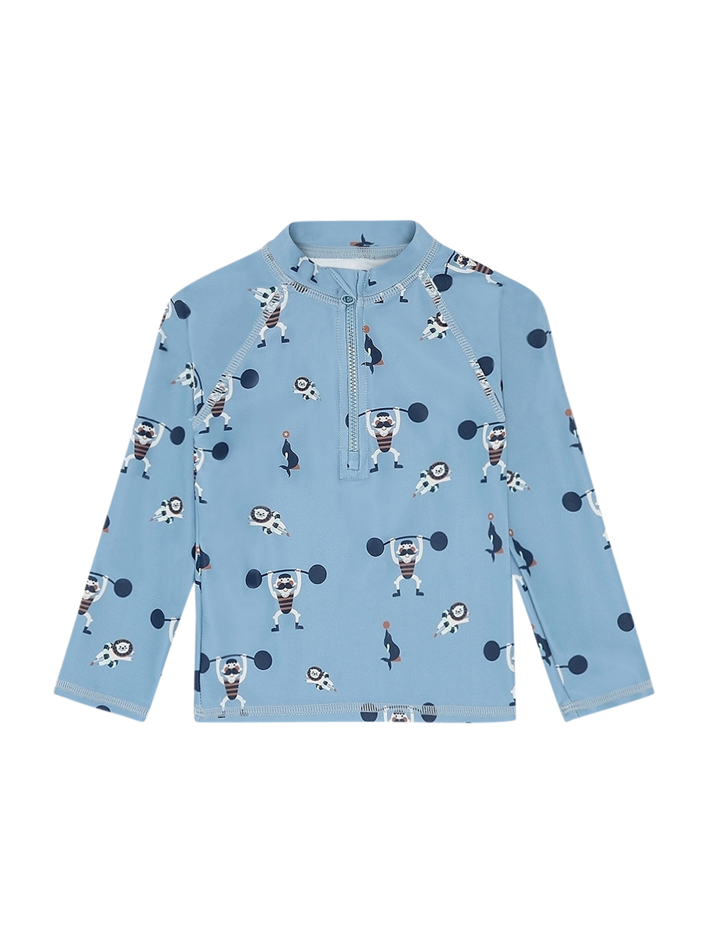 Hust & Claire UV-Schutz 'Maiak' in hellblau / dunkelblau / braun / offwhite, Produktansicht