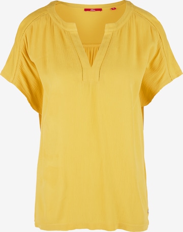 T-shirt s.Oliver en jaune : devant