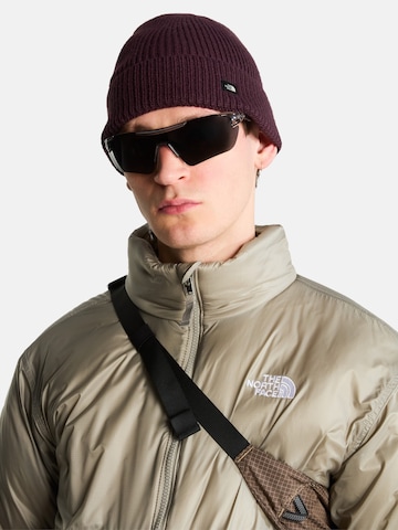 THE NORTH FACE Σκούφος 'TNF MINI LOGO BOX BEANIE' σε λιλά: μπροστά