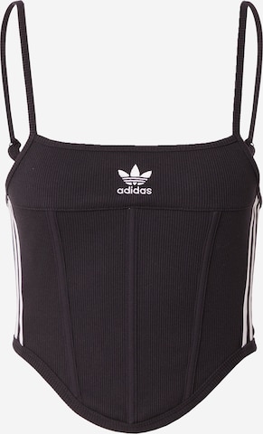 ADIDAS ORIGINALS Топ в черно: отпред