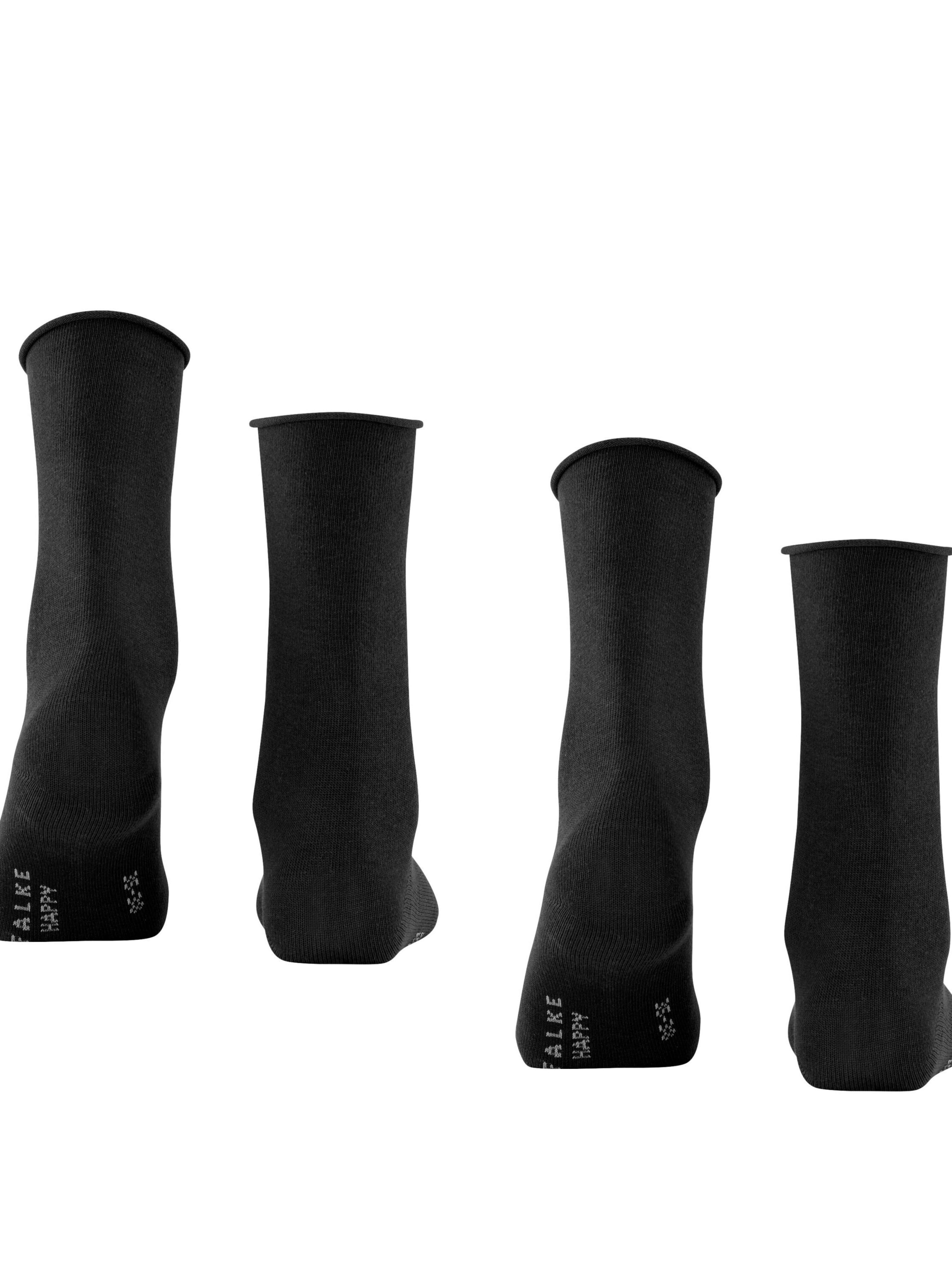 FALKE Socken 'Happy 2-Pack'‌‌‌‌‌‌‌‌ in Schwarz