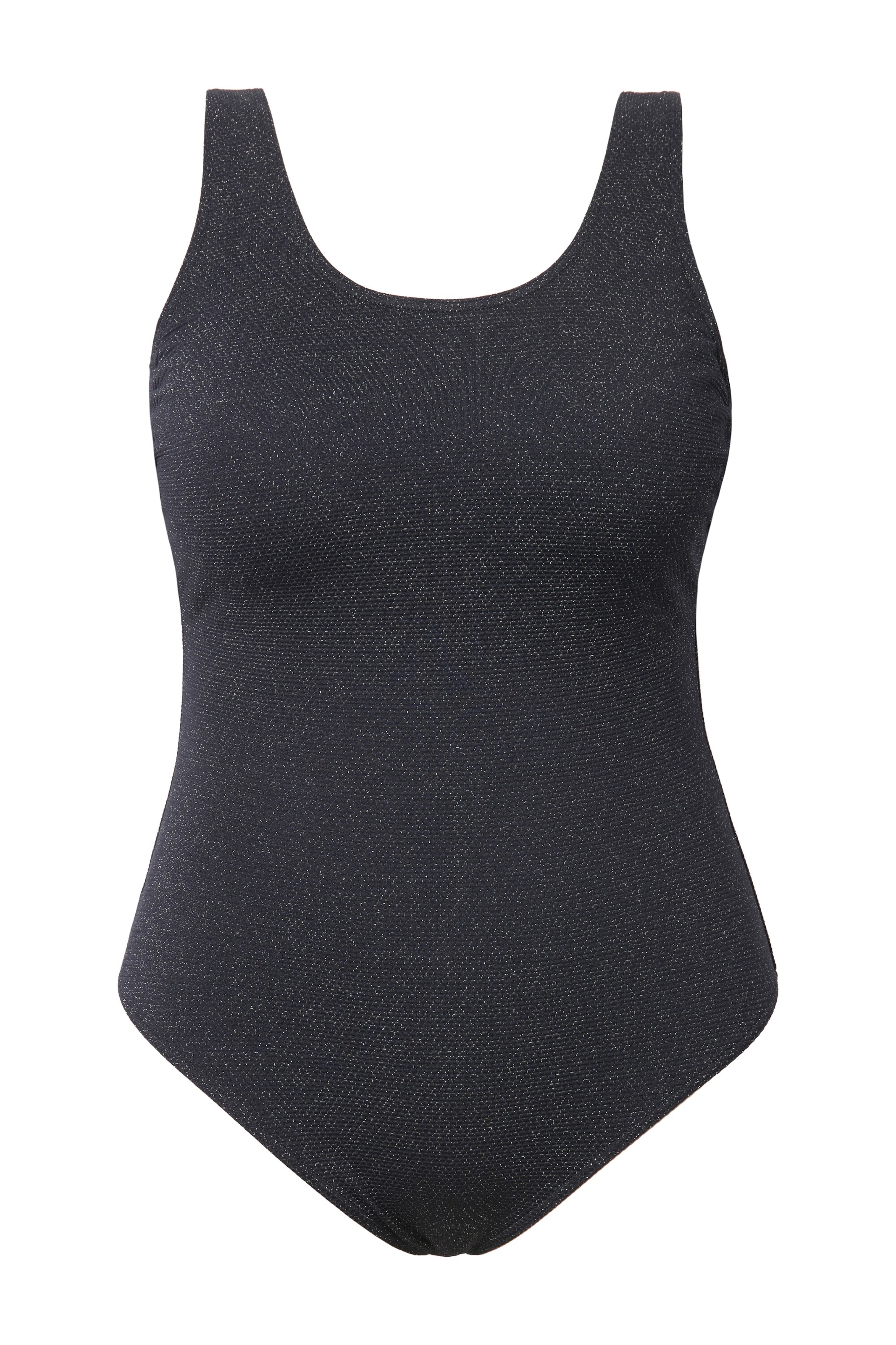 Studio Untold Badeanzug in Schwarz: Vorderseite