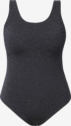 Studio Untold Badeanzug in Schwarz: Vorderseite