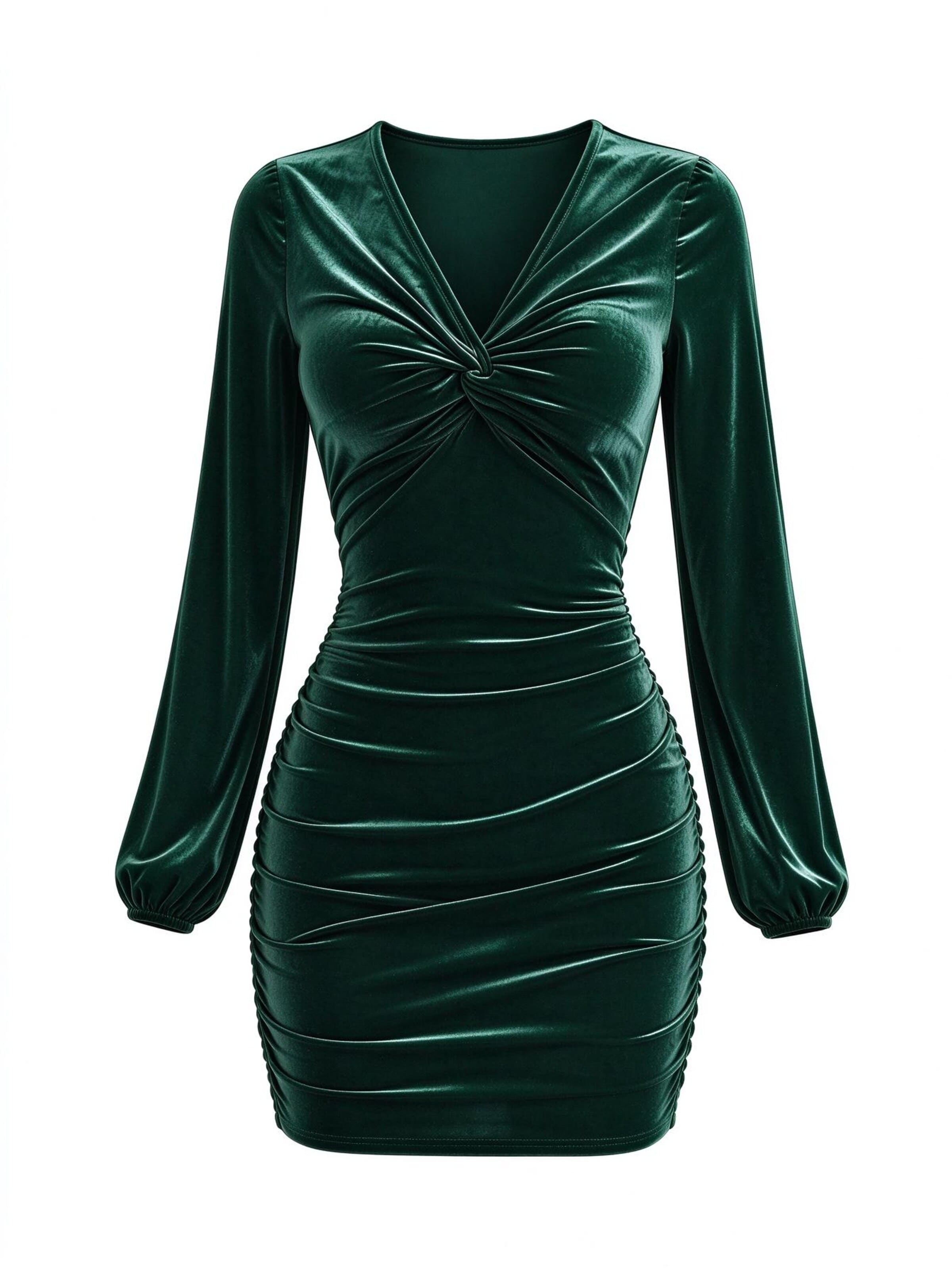MODIURBAN Dress in Green: front