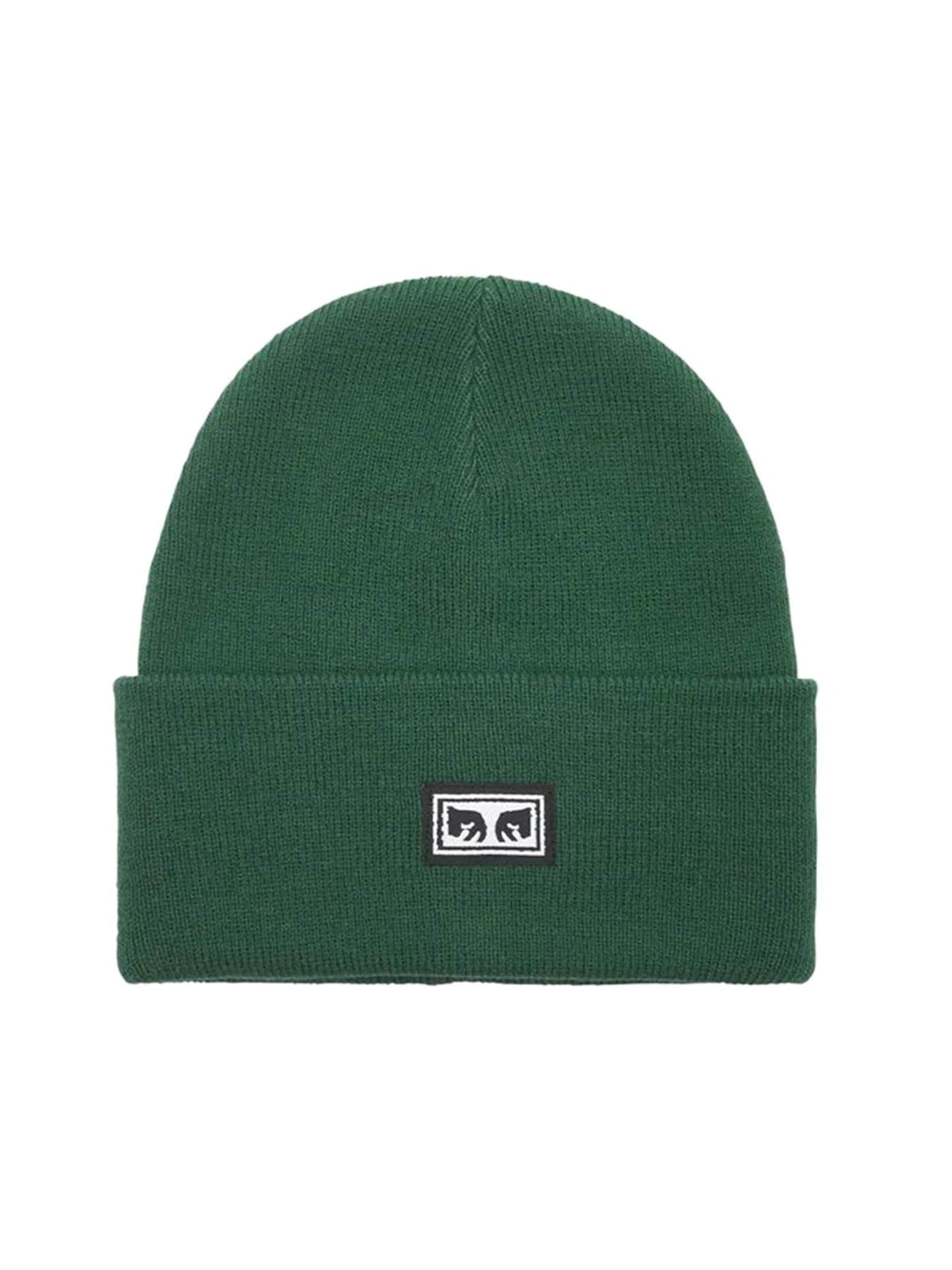 Obey Muts 'Icon Eyes Beanie' in Groen: voorkant