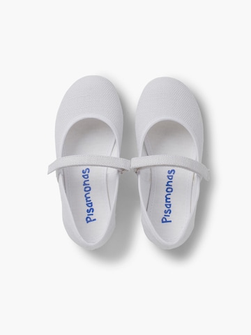 Ballerines Pisamonas en blanc