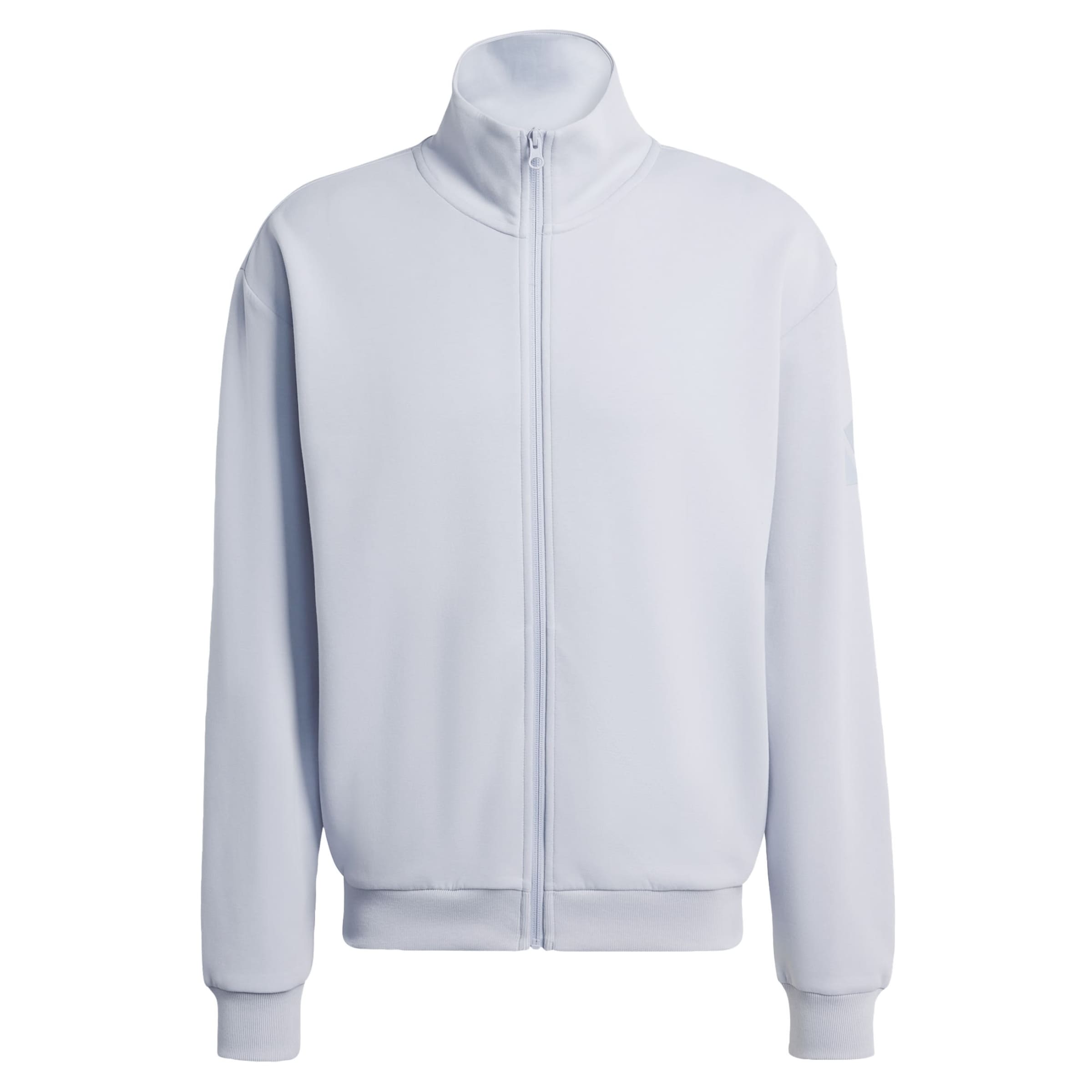 ADIDAS SPORTSWEAR Sportsweatjacke 'Soft Lux' in Grau: Vorderseite