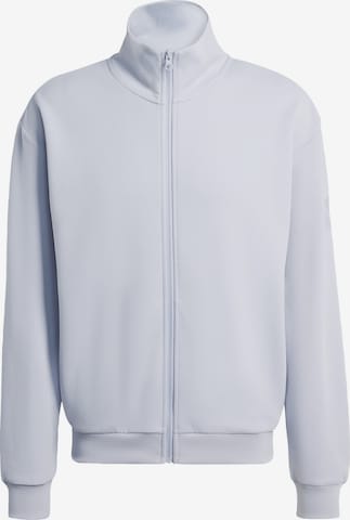 ADIDAS SPORTSWEAR Sportsweatjacke 'Soft Lux' in Grau: Vorderseite