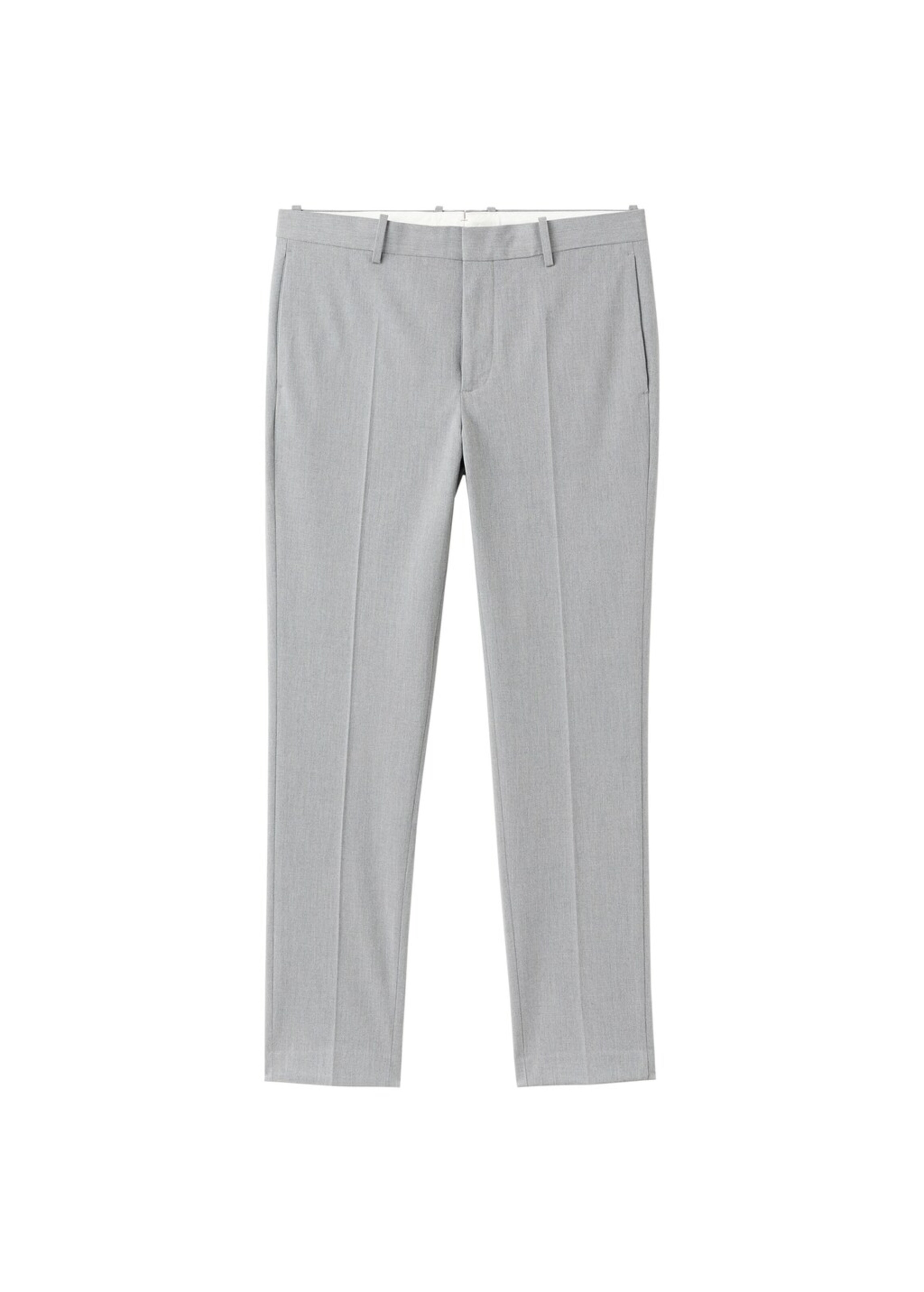 MANGO MAN Slimfit Hose 'Paris' in Grau: Vorderseite
