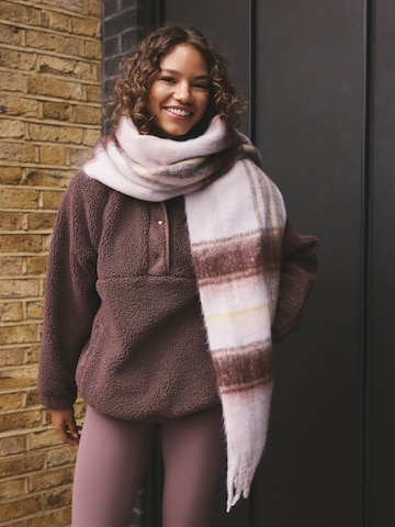 self. Oversized Scarf in Purple