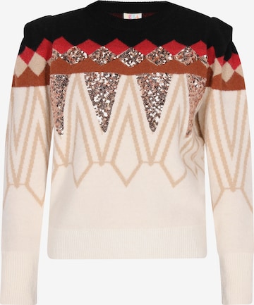 IZIA Sweter w kolorze czerwony: przód