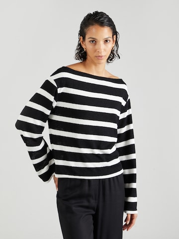 Pull-over Gina Tricot en noir : devant