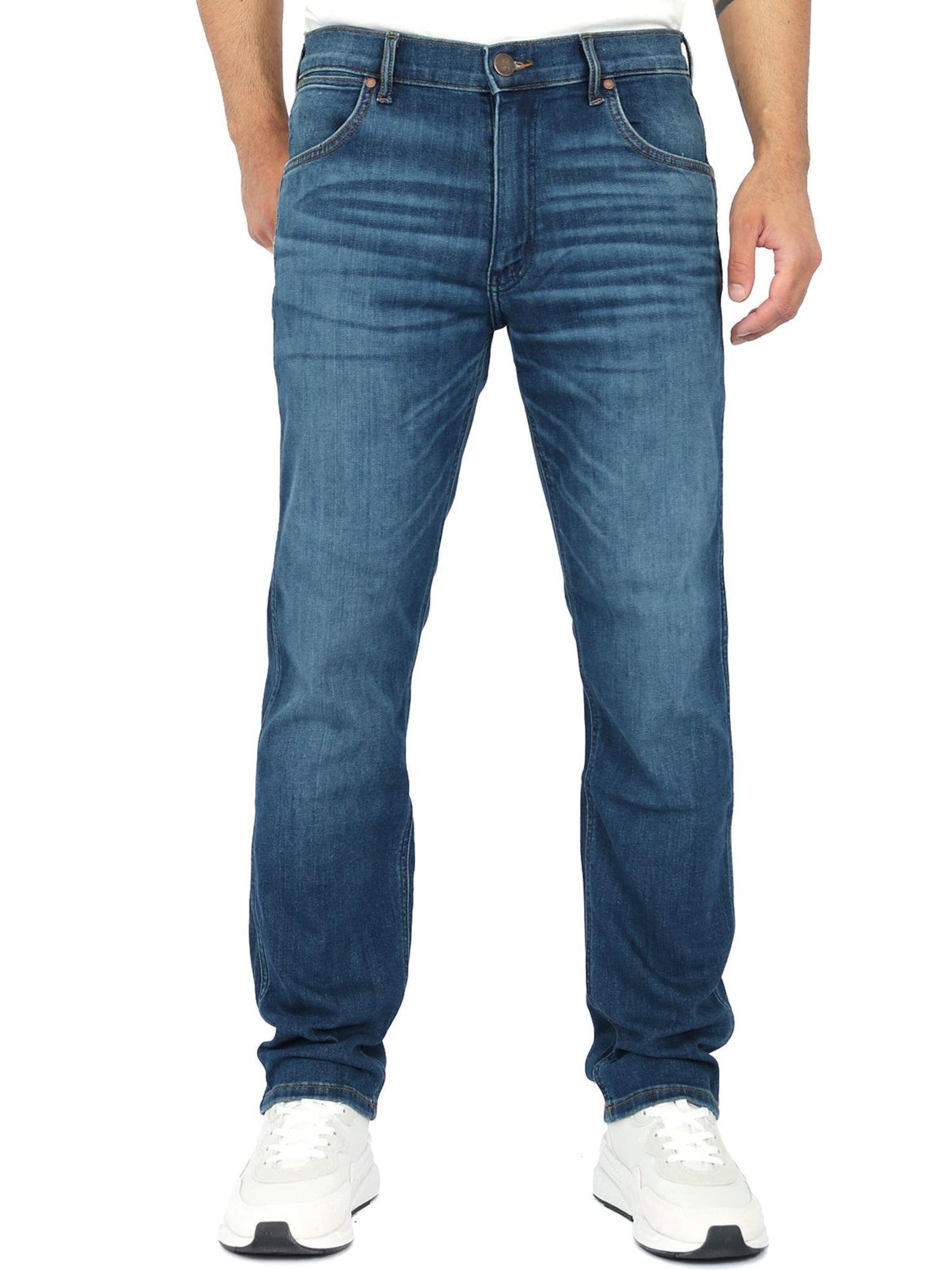 WRANGLER Regular Jeans 'Light & Supersoft Greensboro Hare' in Blauw