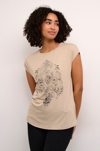 T-shirt 'Mally' Kaffe en gris : devant