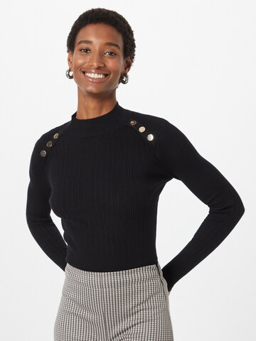 Warehouse Pullover in Schwarz: Vorderseite
