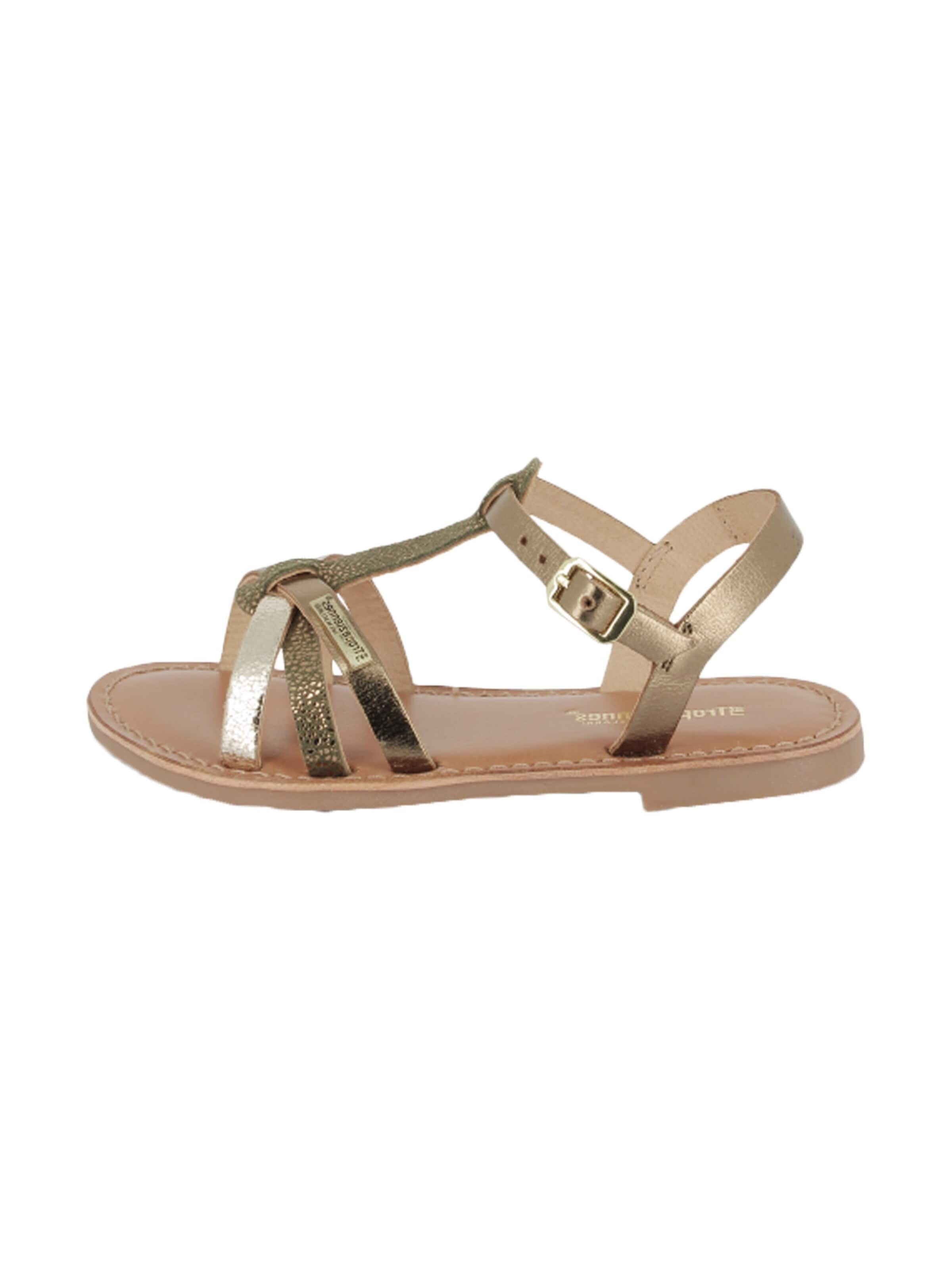 Sandales 'Ledersandalen für Kinder von Belarbi Baguera' Les Tropéziennes en marron : devant