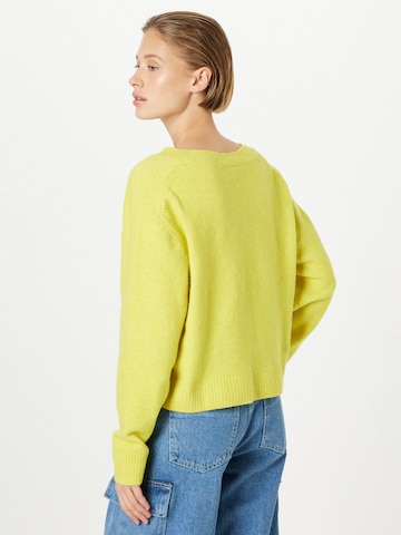 WEEKDAY - Pullover 'Ellen' em amarelo