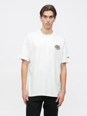 ADIDAS ORIGINALS T-Shirt in Weiß: Vorderseite