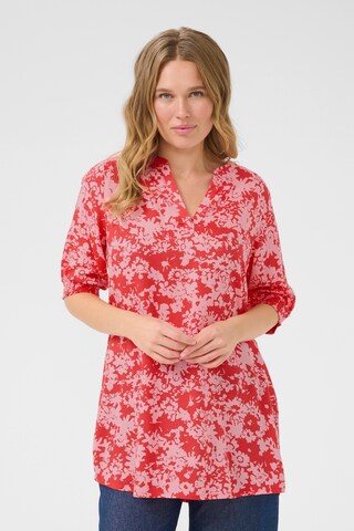 Kaffe Tuniek 'BPliah' in Rood: voorkant