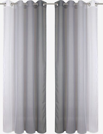 MY HOME Curtains & Drapes in Grey: front