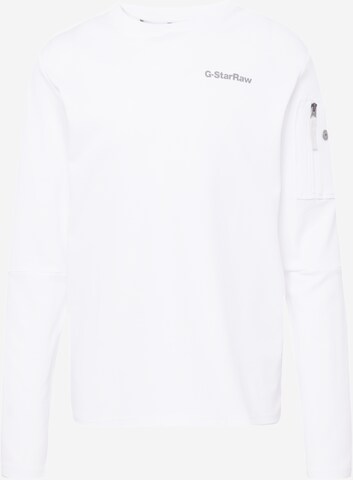 G-Star RAW Shirt 'Tweeter' in White: front