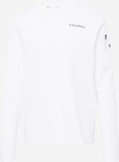 G-Star RAW T-Shirt 'Tweeter' en gris foncé / blanc cassé, Vue avec produit