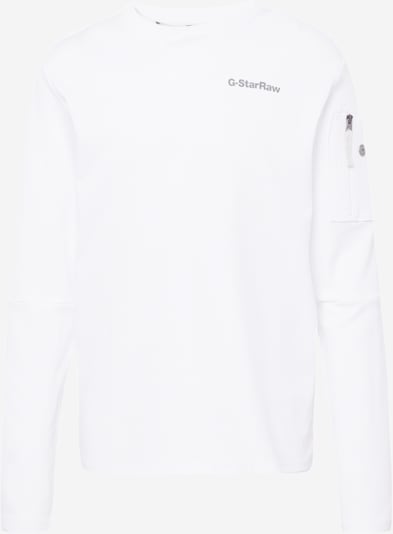 G-Star RAW Shirt 'Tweeter' in de kleur Donkergrijs / Offwhite, Productweergave