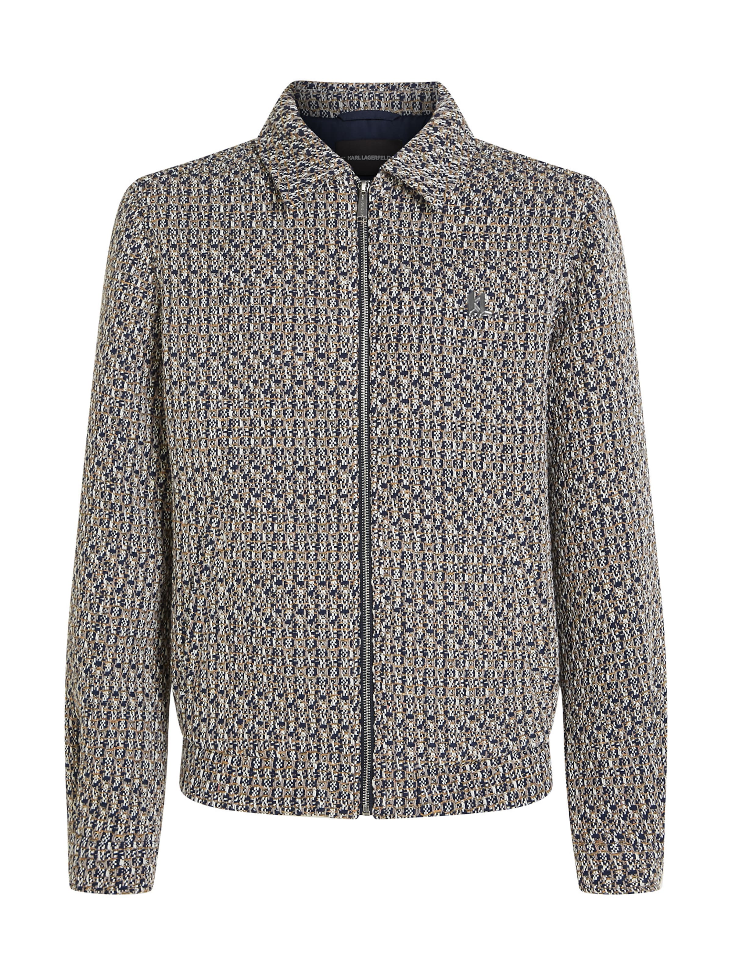 Karl Lagerfeld Prehodna jakna | rjava barva: sprednja stran