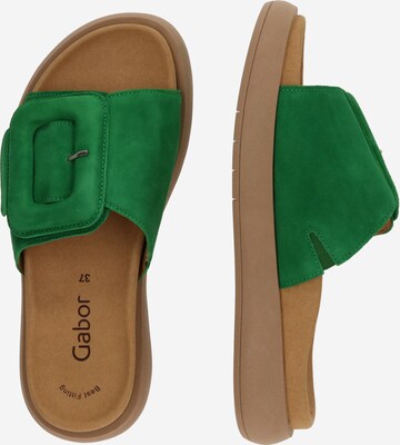 GABOR Pantofle – zelená