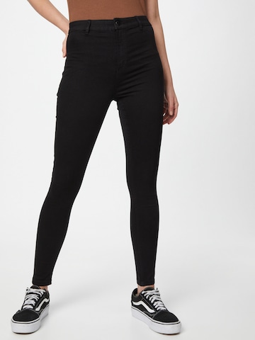 Miss Selfridge Skinny Fit Дънки 'STEFFI' в черно: отпред