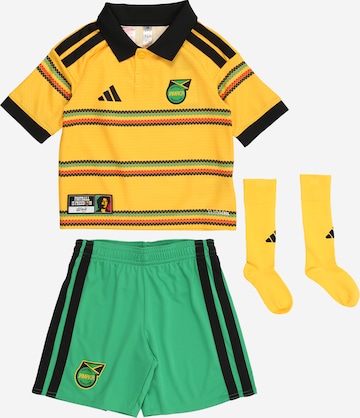 ADIDAS PERFORMANCE Treenipuku 'JFF MINI' värissä kulta: etupuoli