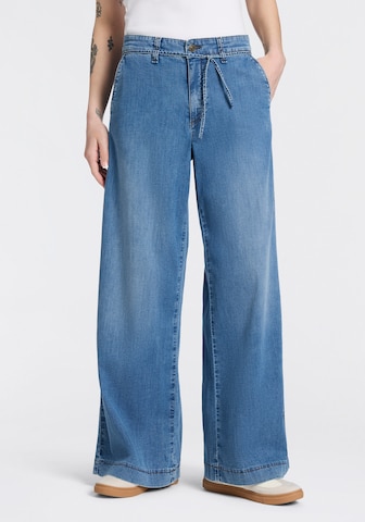 MAC Wide leg Jeans in Blue: front