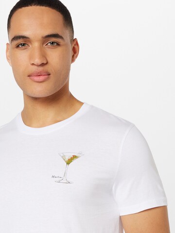 T-Shirt 'Cocktail Negroni' WESTMARK LONDON en blanc