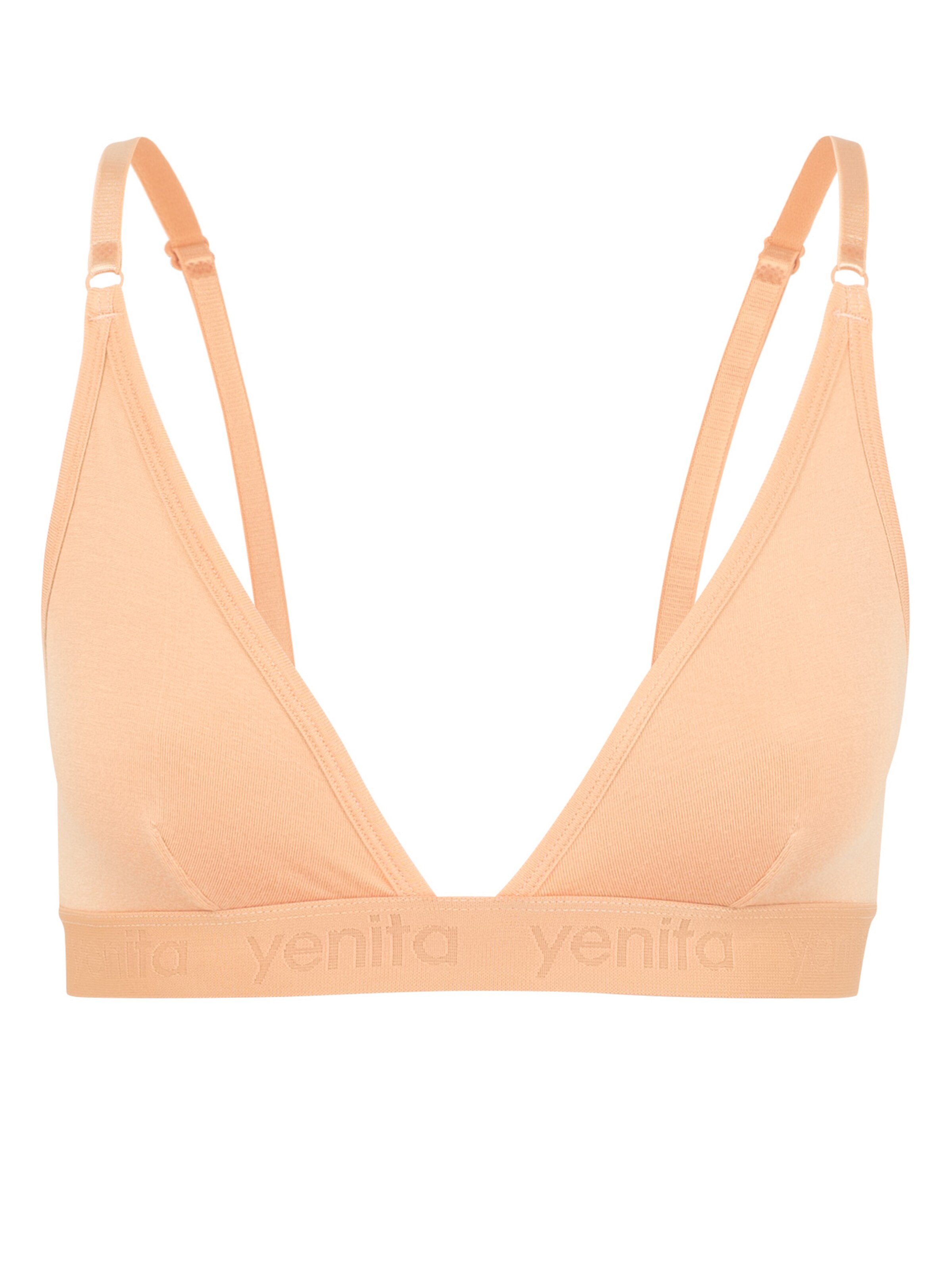Triangle Soutien-gorge 'Bambus' Yenita en orange : devant