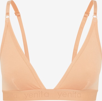 Soutien-gorge 'Bambus' Yenita en orange : devant