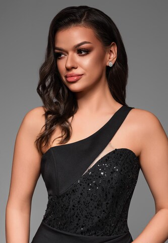 Robe de soirée Ombre en noir