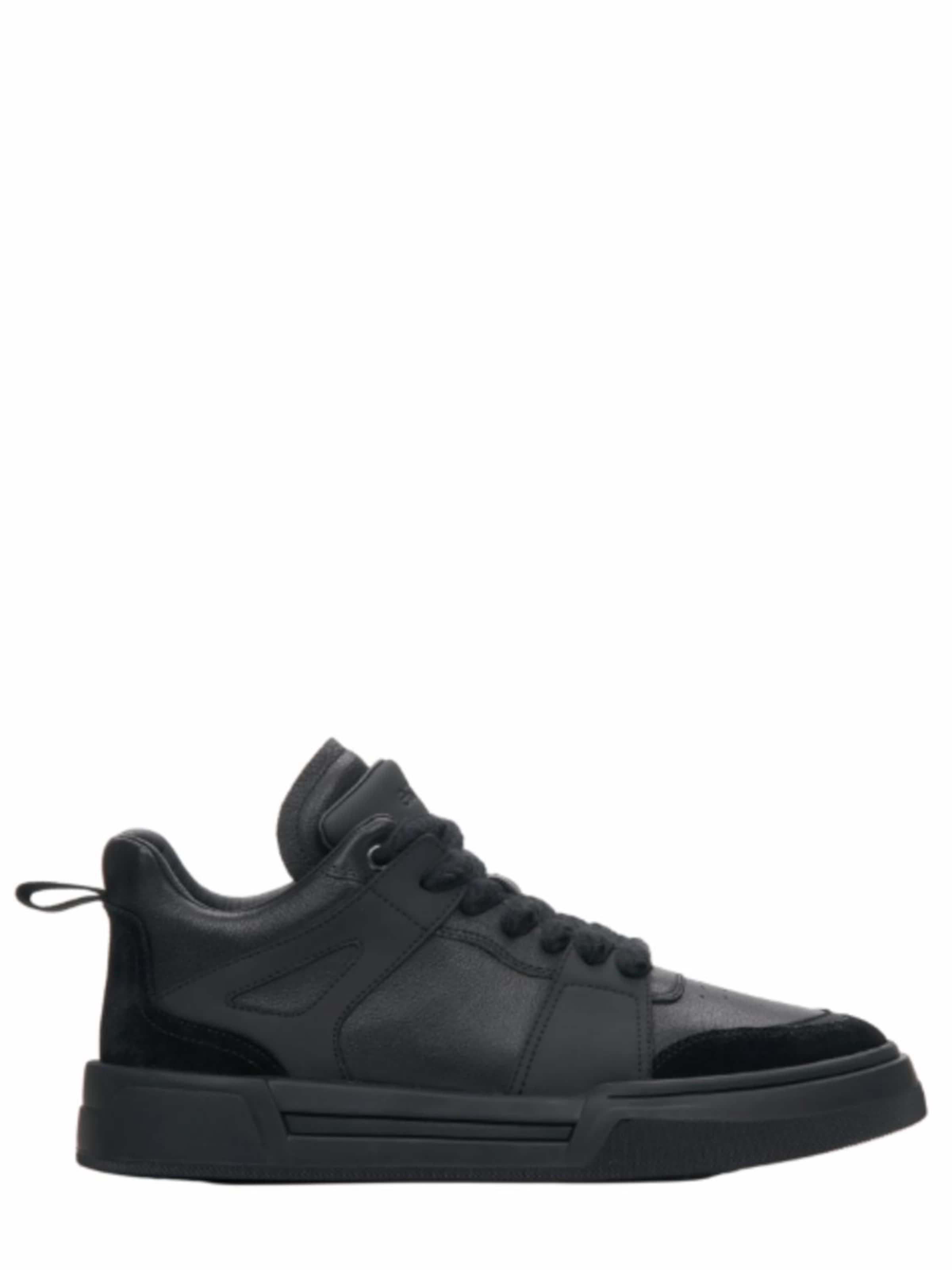 Estro Sneakers laag in Zwart: voorkant
