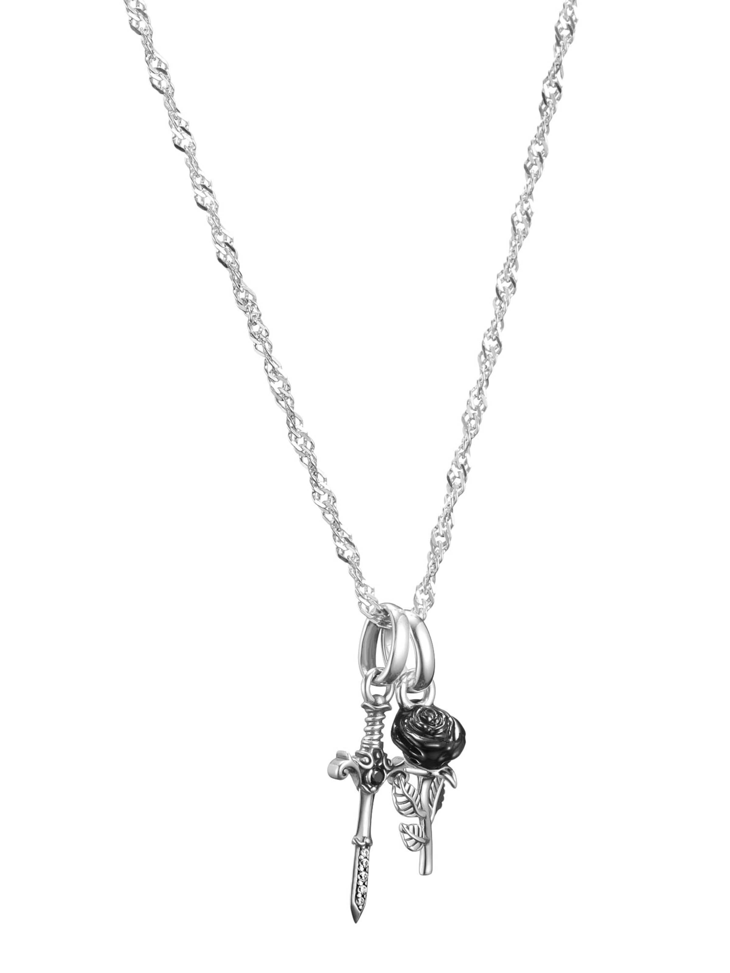 Thomas Sabo Kette 'True Romance' in Silber: Vorderseite